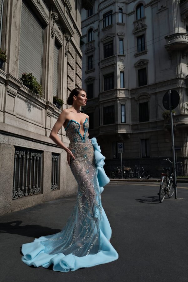 Onesophie-OS1060 blue-elegant-luxury-dress
